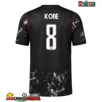 Camisa de Futebol Canadá Ismael Kone #8 Equipamento Secundário Mundo 2026 Manga Curta